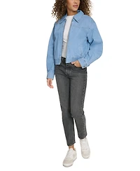 Levi's Women's Western Zip-Front Denim Bomber Jacket