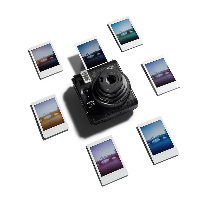 Fujifilm Instax Mini 99 Instant Film Camera, Matte Black, Bundle with Instant Daylight Film Pack, 20 Exposures + Slinger Photo Album
