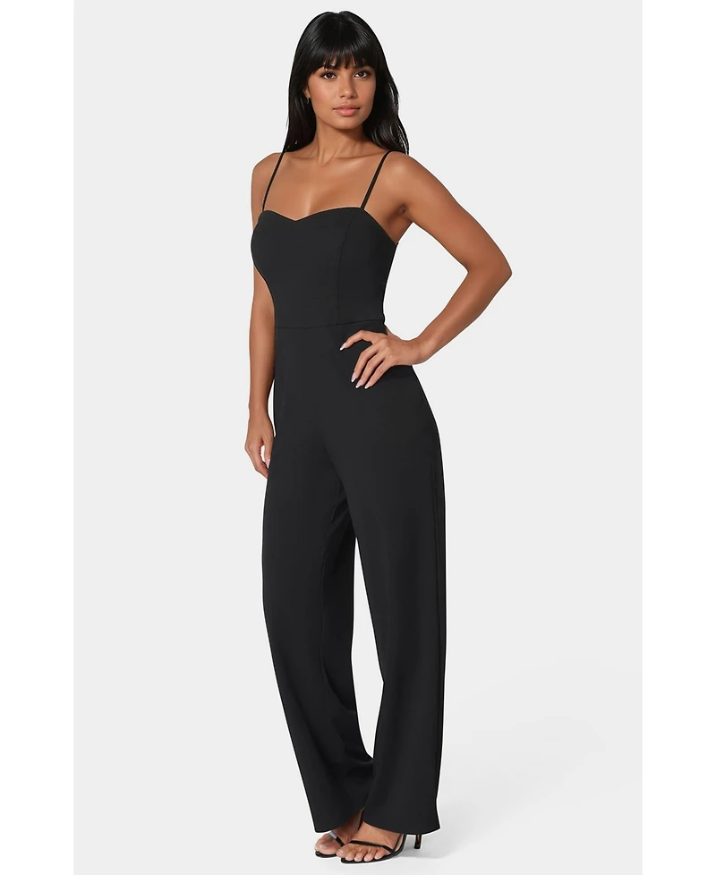 Bebe Women's Sweetheart Jumpsuit