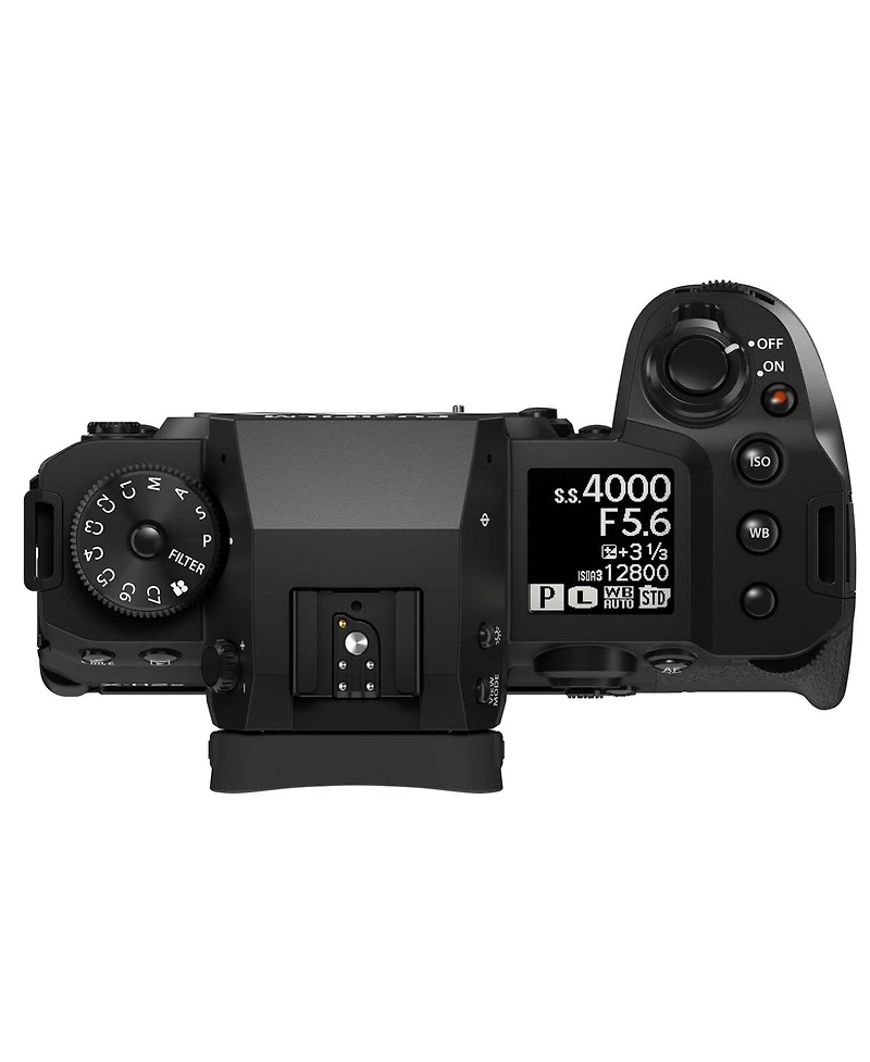 Fujifilm X-H2S Mirrorless Camera, Black with Flashpoint Zoom Li-on X R2 Ttl On-Camera Round Flash Speedlight