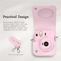 Fujifilm Instax Mini 12 Instant Film Camera, Lilac Purple Bundle with Custom Case, Accessory Kit and Daylight Film