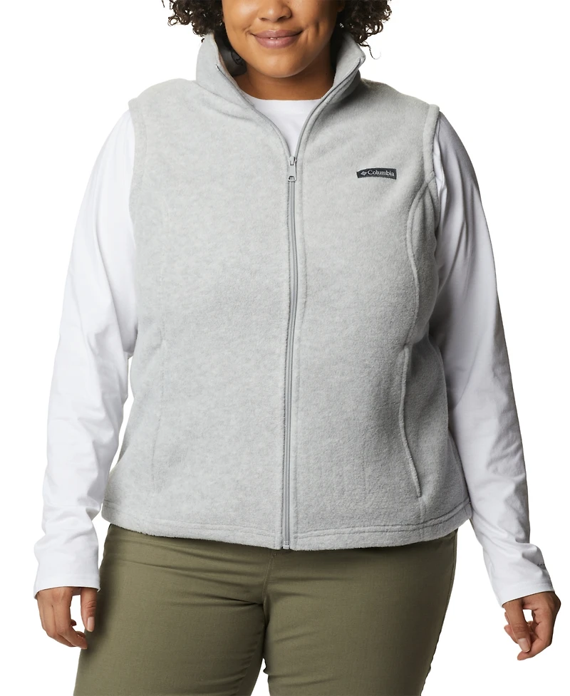 Columbia Plus Size Benton Springs Fleece Vest