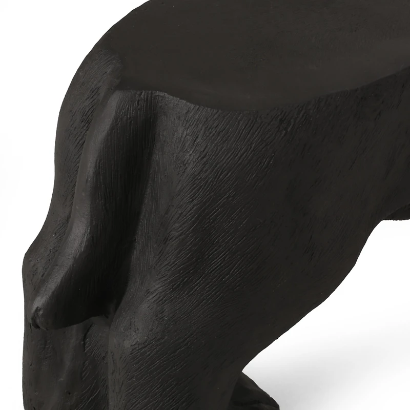 Streamdale Charming Labrador Concrete Garden Bench A Touch of Personality for Outdoor Perfection