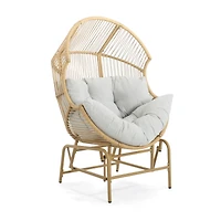 Streamdale Palos Outdoor Wicker Glider Chair - Light Brown