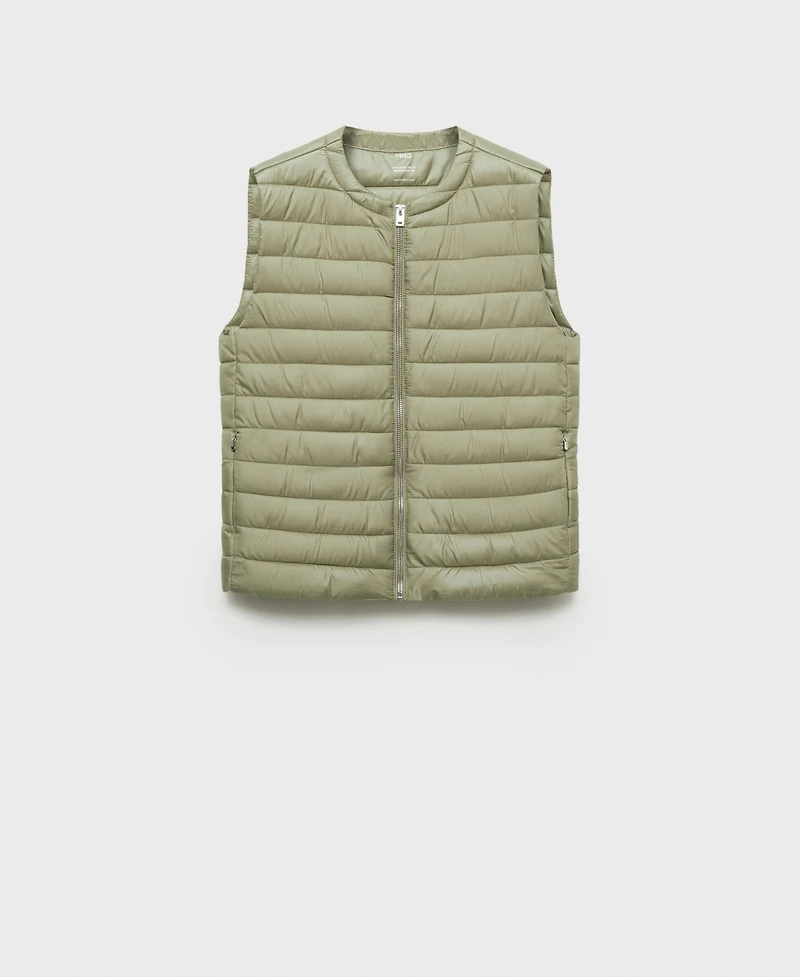 Mango Women's Quilted Gilet Vest