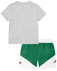 Jordan Toddler Boys 2-Piece Stacked Play Shorts and T-Shirt Set