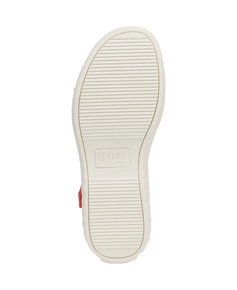 LifeStride Women's Lane Washable Open Round Toe Strappy Sandals