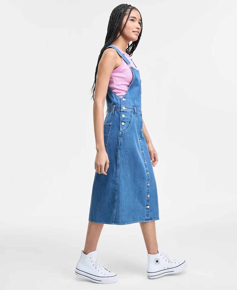Levi's Women's Tico Cotton Denim Jumper Dress