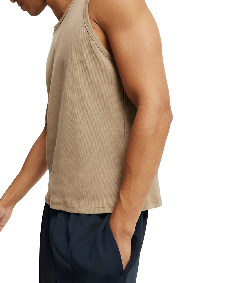 Cotton On Men's Rib Tank Top