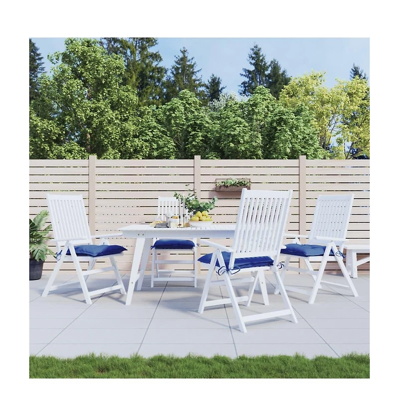 Chair Cushions 4 pcs 15.7"x15.7"x2.8" Oxford Fabric