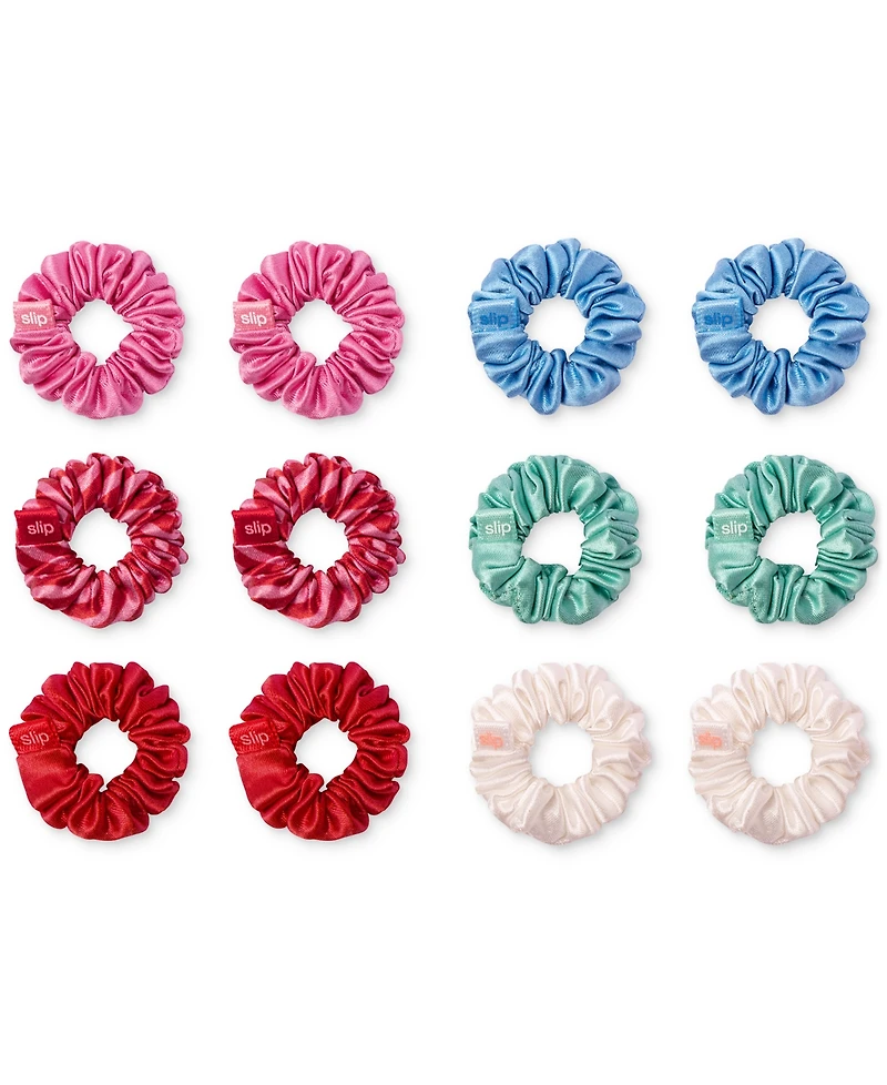 Slip 12-Pc. Pure Silk Minnie Scrunchies Set
