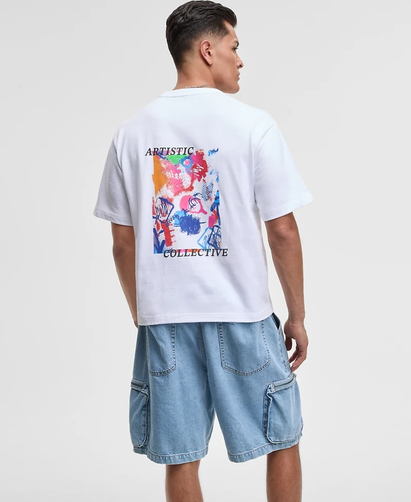 Mode of One Men's Twofer Relaxed-Fit Graphic T-Shirt, Exclusively at Macy's
