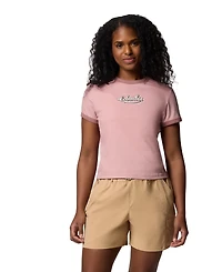 Columbia Women's Rolling Bend Graphic Ringer Top