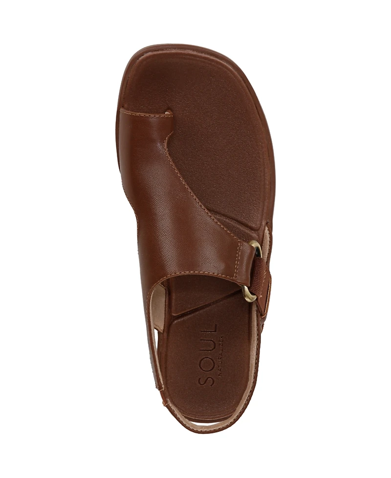 Soul Naturalizer Women's Freya Toe Loop Footbed Slingback Sandals