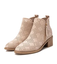 Xti Women's Italian Western Booties With side Zipper