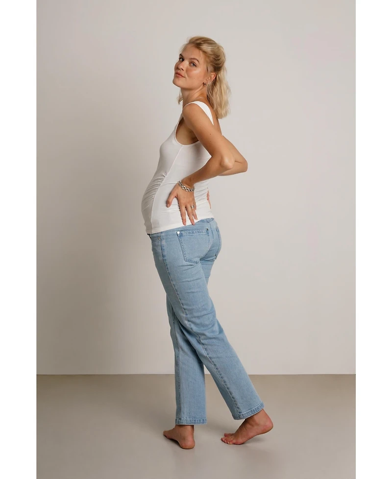 Nom Maternity Hailey Straight Leg Jeans
