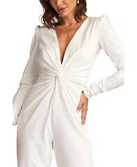 Tadashi Shoji Bates Twist-Front Jumpsuit