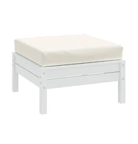 Pallet Cushion Melange Cream 23.6"x23.6"x3.7" Fabric