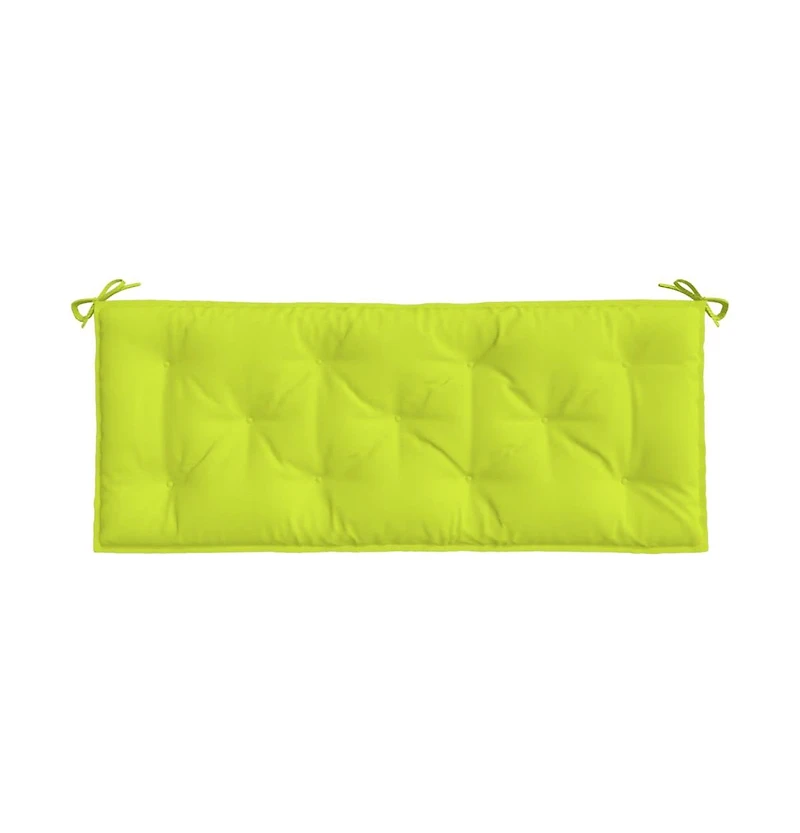 Garden Bench Cushions 2 pcs Bright Green 47.2"x19.7"x2.8" Oxford Fabric