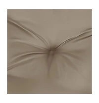 Garden Bench Cushions 2 pcs Taupe 39.4"x19.7"x2.8" Oxford Fabric