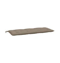 Garden Bench Cushions 2 pcs Taupe 47.2"x19.7"x2.8" Oxford Fabric