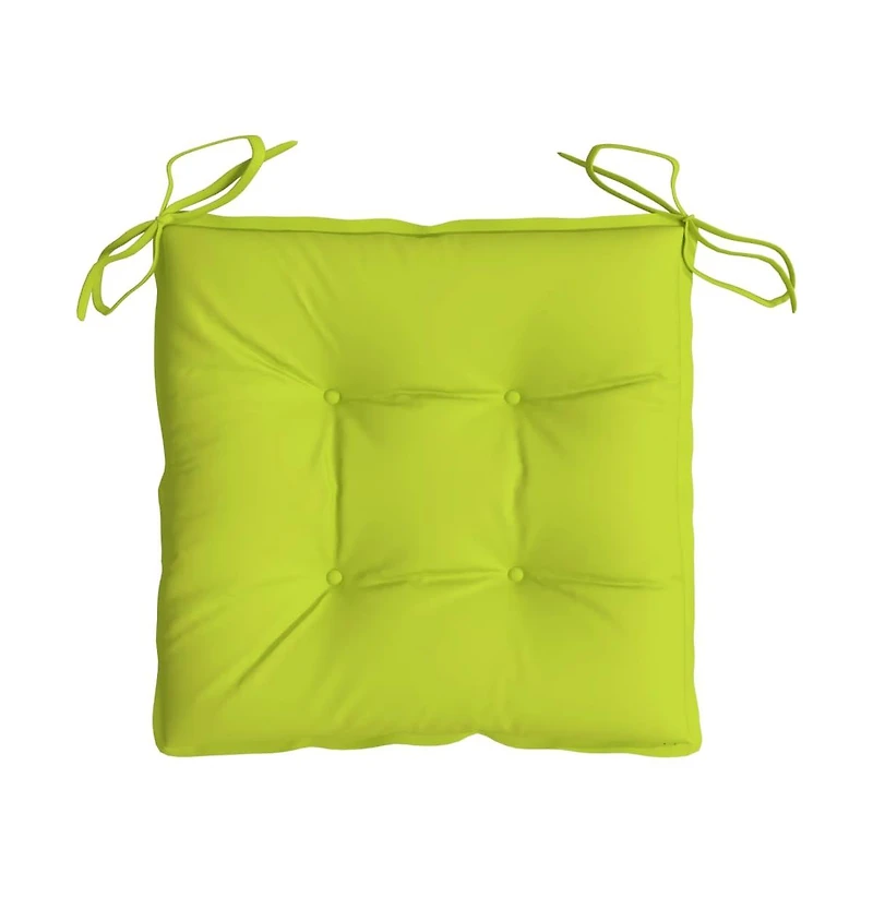 Pallet Cushions 4 pcs Bright Green 19.7"x19.7"x2.8" Oxford Fabric