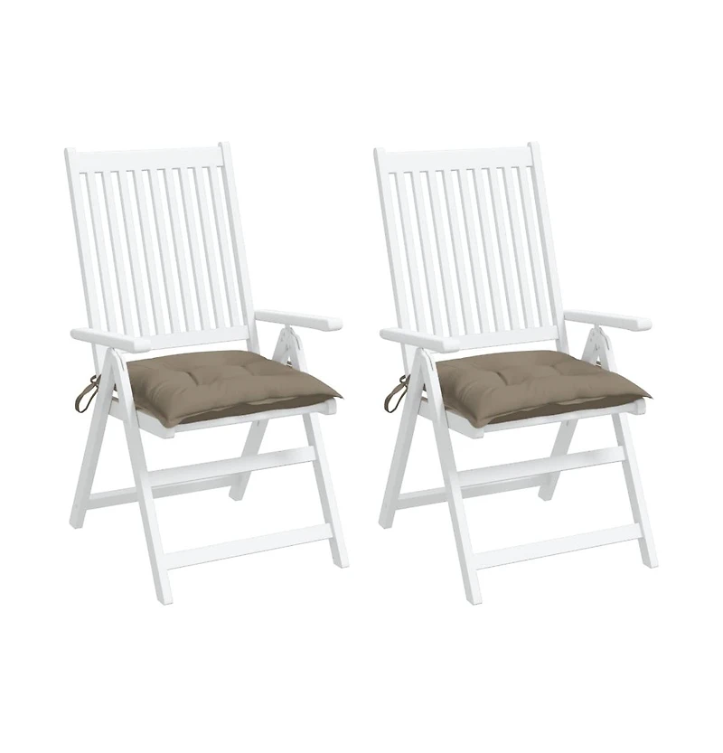Pallet Cushions pcs Taupe 19.7"x19.7"x2.8" Oxford Fabric