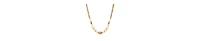 2028 Faux Cultivated Pearl Twisted Chain Necklace