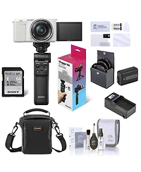 Sony Sony Zv-E10 Mirrorless Vlog Camera with 16-50mm Lens, White