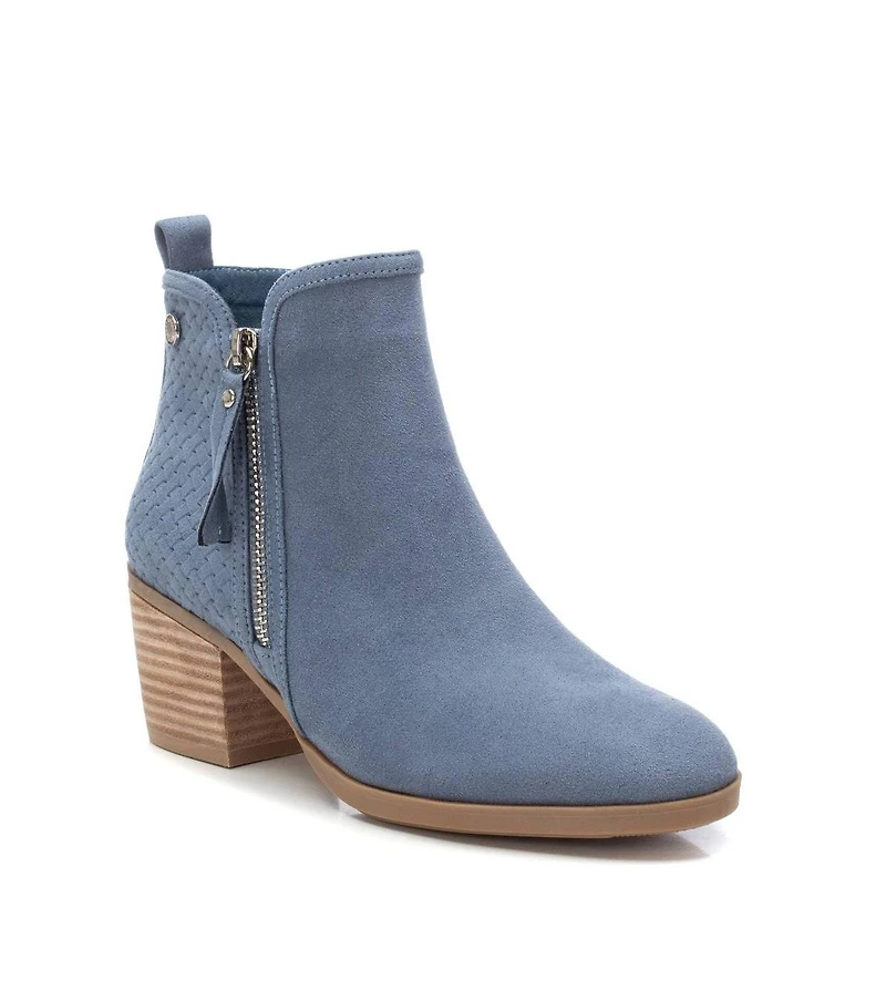 Refresh Women's Fashion Italian Design Booties with Side Zipper by Xti