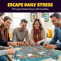 Quokka 1000 Piece Jigsaw Puzzle for Adults – Themed Puzzles with Bonus Challenges