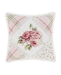 Royal Court Bungalow Patchwork Floral Decorative Pillow, 16" x