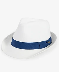 Scala Men's Linen Fedora Hat