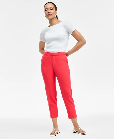 I.n.c. International Concepts Women's Slim Cropped Trousers