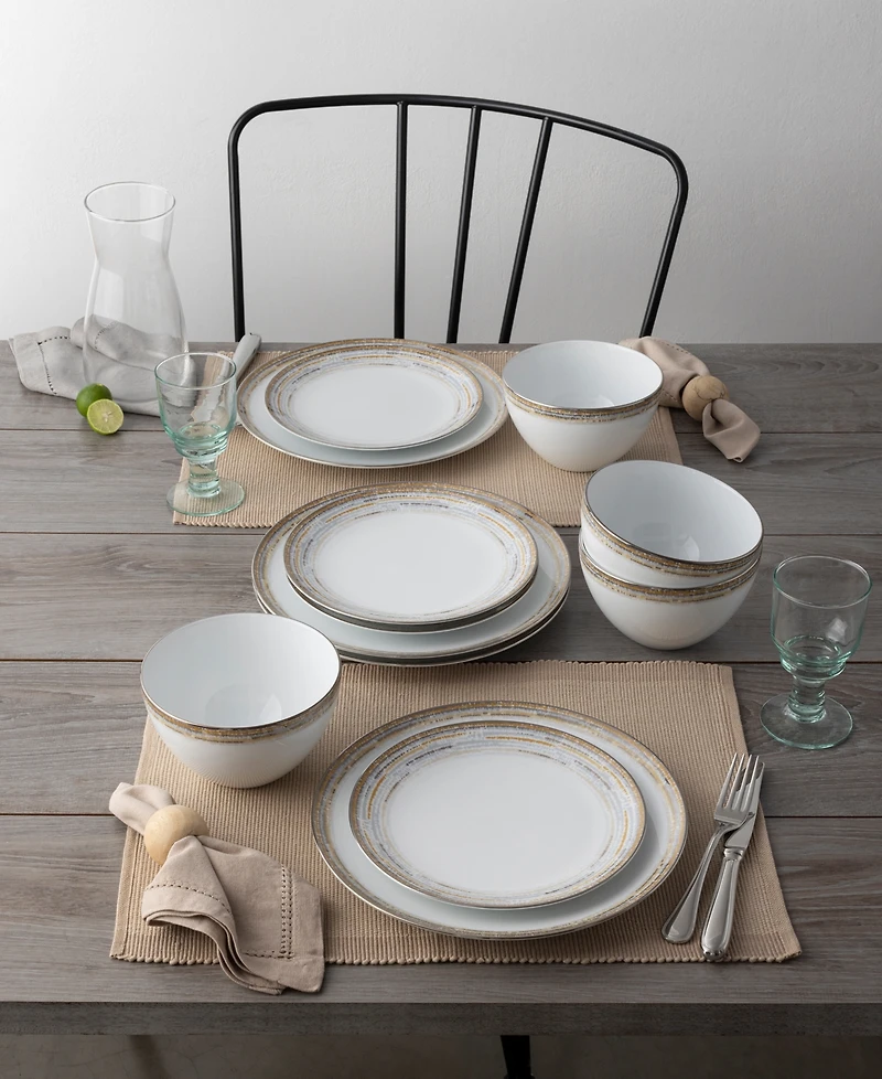 Noritake Raylan 12-Piece Dinnerware Set, Service for 4