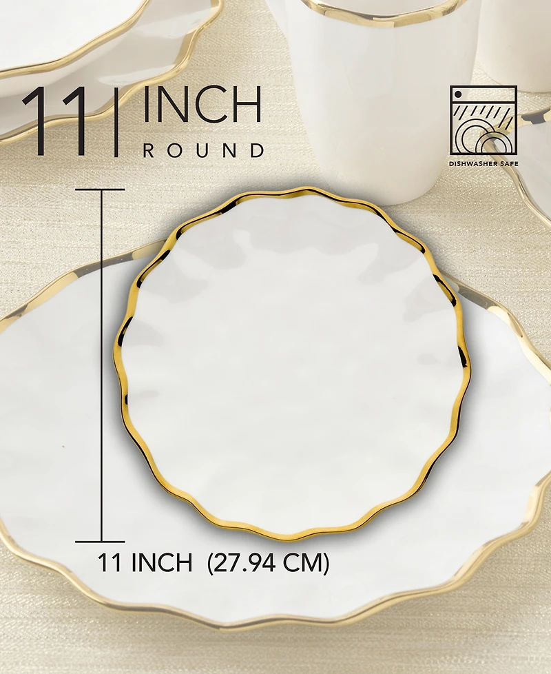 Certified International Regency Dinner Plates, Set of 4