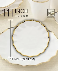 Certified International Regency Dinner Plates, Set of 4