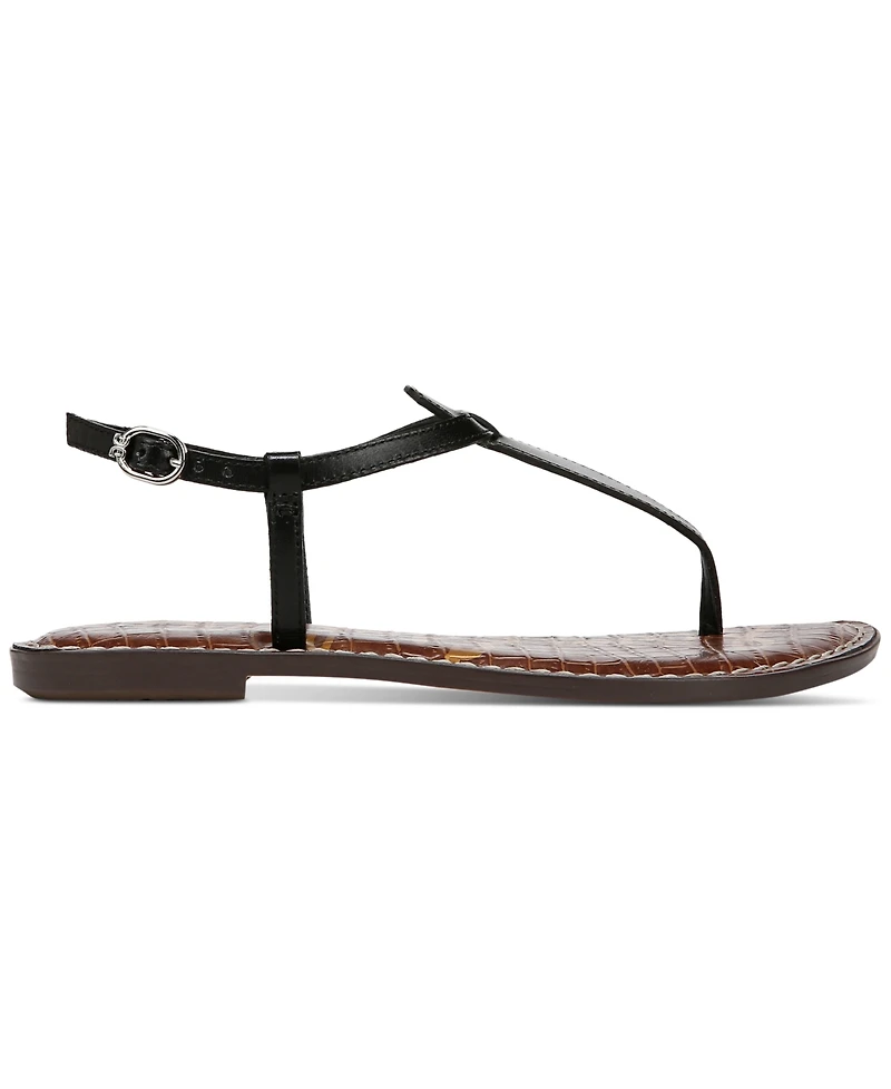 Sam Edelman Women's Gigi T-Strap Flat Sandals