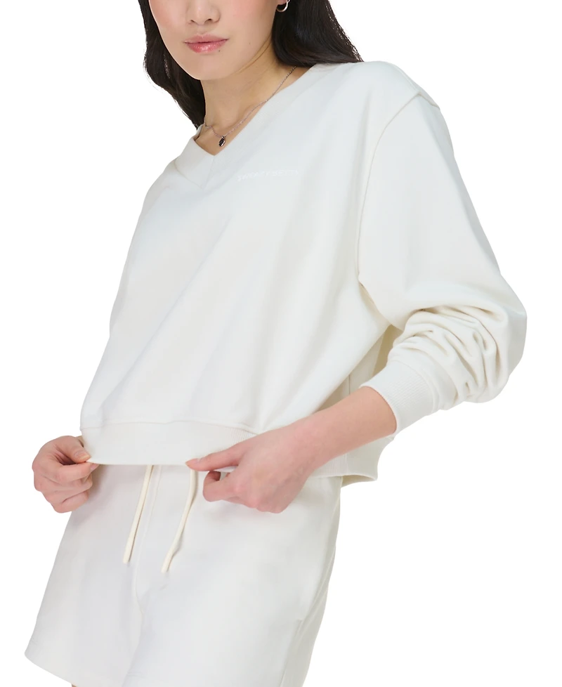 Sweaty Betty Women's Cotton Blend Revive Cropped Sweatshirt