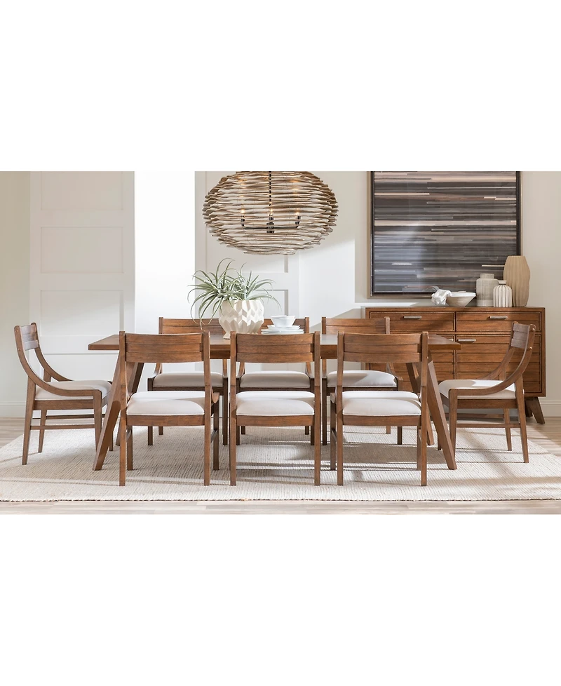 Greystone Ii 9-Pc. Dining Set (Rectangular Table & 8 Side Chairs