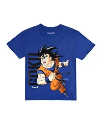 Dragon Ball Z Boys Characters Crew Neck Short Sleeve 4pk Tees-xxl