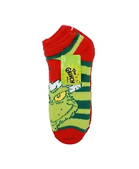 The Grinch Women's Chenille Adult Ankle Socks (Pack of 3)