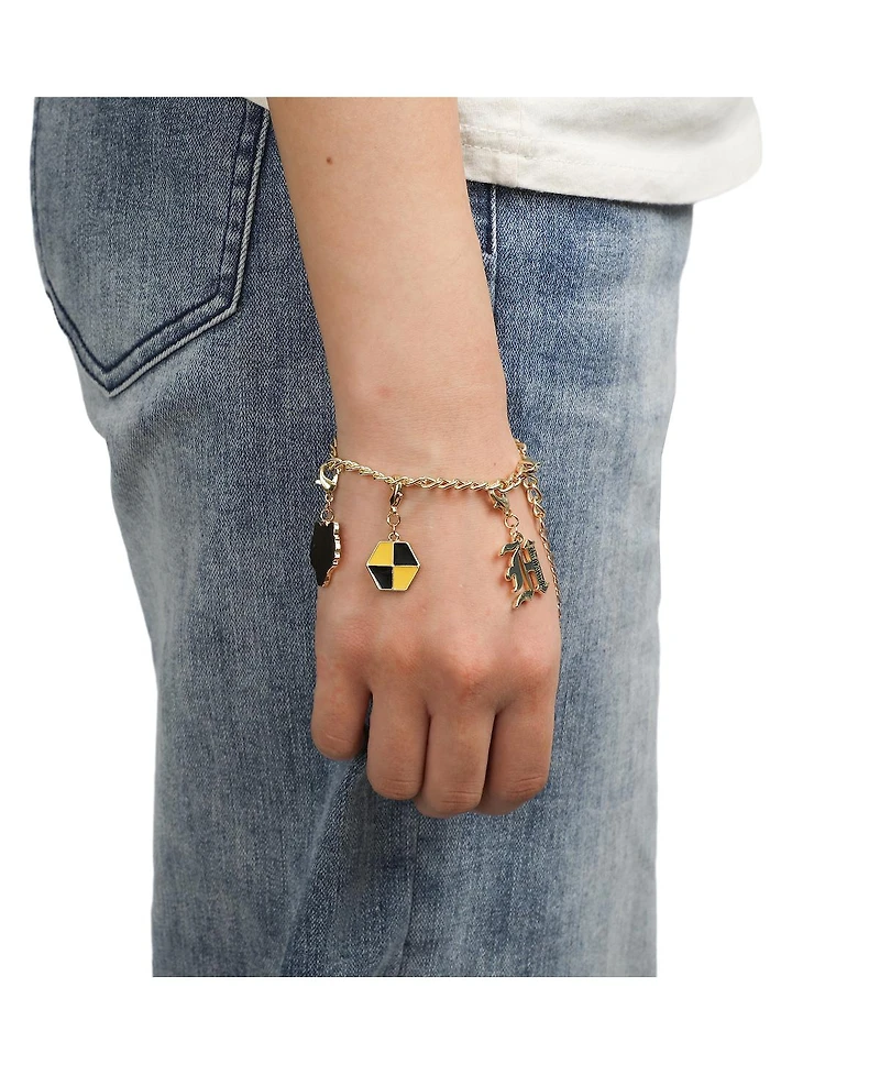 Harry Potter Hufflepuff Interchangeable Charm Bracelet
