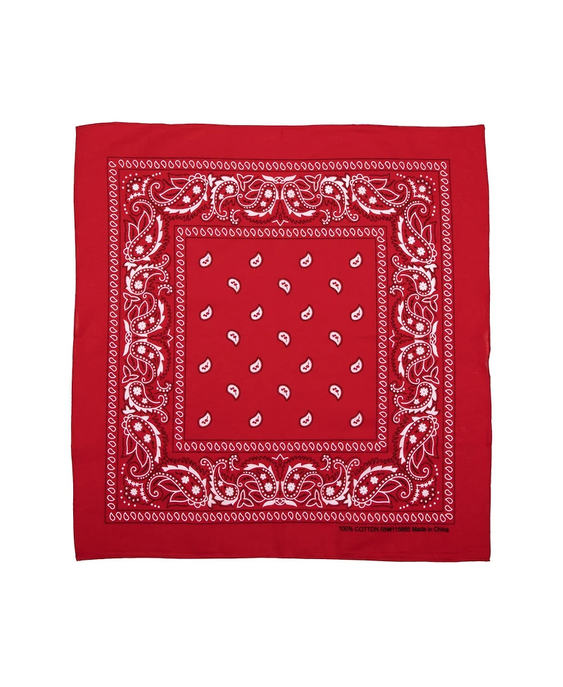 Bioworld Lightweight Multicolored 22"x22" 48-Pack Bandana Set