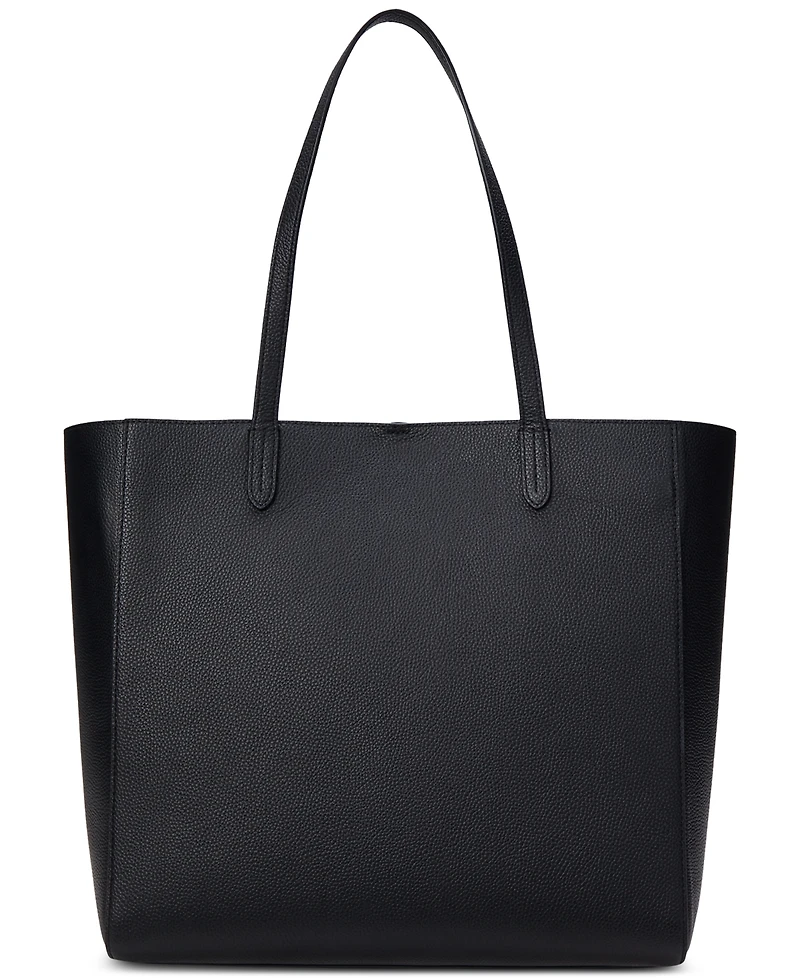 Lauren Ralph Pebbled Leather Extra-Large Cameryn Tote Bag