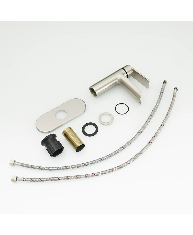 Waterfall Single Handle Hole Farmhouse Bathroom Faucet