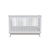 Westwood Design Rowan Modern Wood Cottage Crib in Ash Linen White Finish