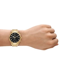 Michael Kors Men's Panorama Chronograph Gold-Tone Stainless Steel Watch, 44mm