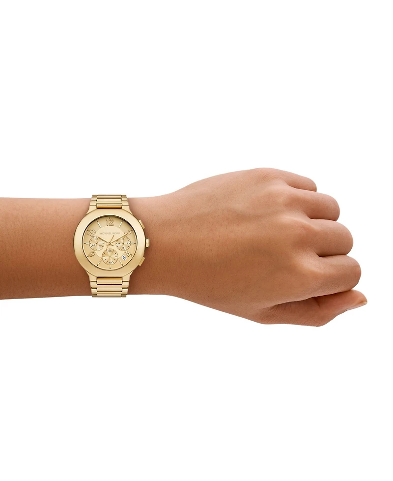 Michael Kors Women's Gramercy Chronograph Gold-Tone Stainless Steel Watch
