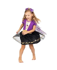 Disney Frozen Princess Anna Elsa Girls Gown and Headband Toddler to Big Kid